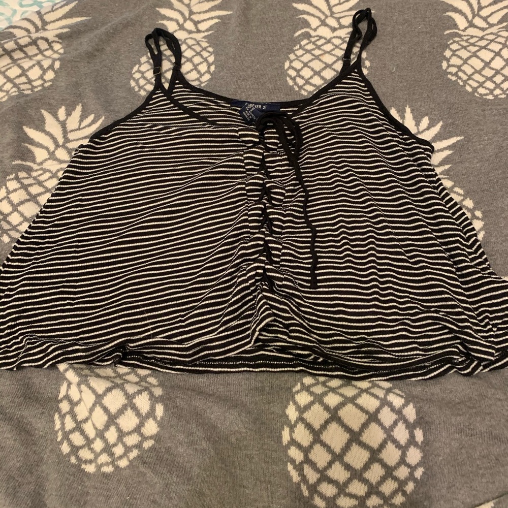 Forever 21 Tie-Front Tank Top